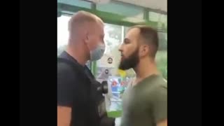 dagestany bitch got it's ass whooped and humiliated as usual, by Russian Guy