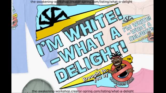 The announcement of a brand new clothing line «I'm White! - What a Delight!»