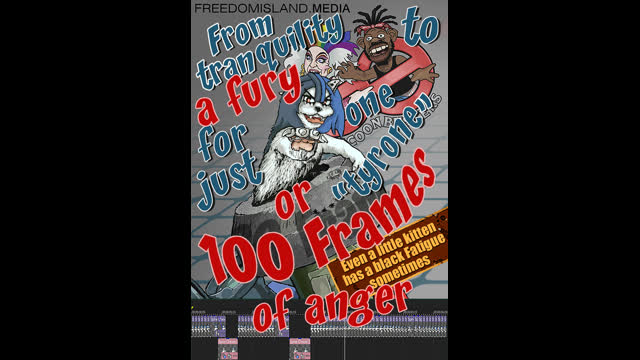 From tranquility to the fury for just one "tyrone??"...Or 100 frames?️ of anger.