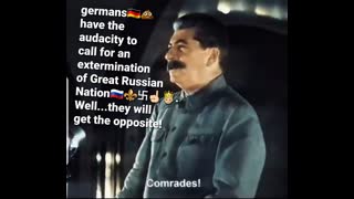 Joseph Nikolayevich Stalin on germans and other european pro-hittler alliance