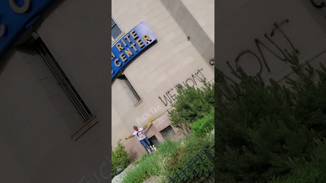 Denver Protests: judeo masonic center hit