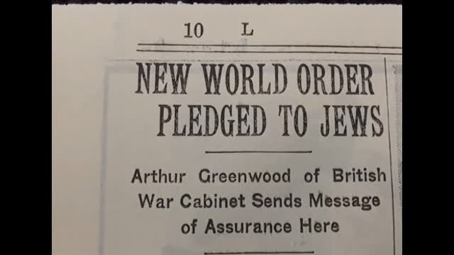 New World Order Pledged