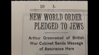 New World Order Pledged