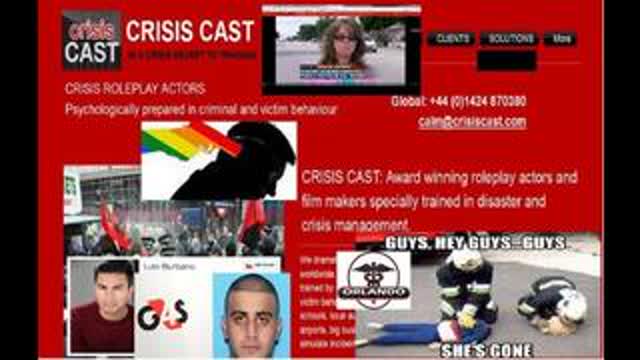 Israeli/NATO Controlled CrisisCast Advertising Crisis Actors in Plain Sight