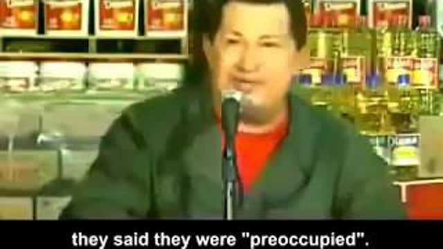 Hugo Chavez "Damn you State of Israel!  Damn You! Terrorist and Assassin!"