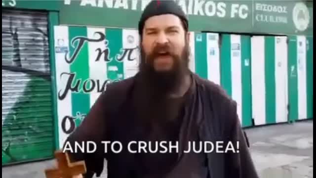 [ENG subs] Greek priest calls out sportsball & names the jew (Pater Kleomenis)