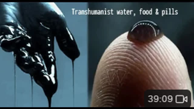 magnetic black goo in bottled/tap water, food and pills