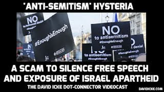 'Anti-Semitism' hysteria - a scam to silence free speech and exposure of Israel Apartheid
