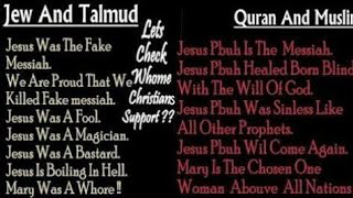 Comparing Jesus In The Quran, and The "Jewish" Talmud . . . . .