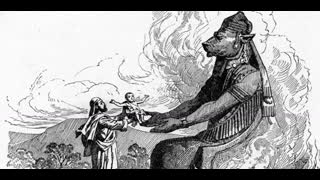 Jews Sacrificing a (hopefully fake) child to Moloch