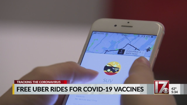 Uber providing free rides for people getting COVID-19 vaccine