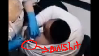 Filthy Jew Takes Vaccine In His Shirt, Not His Arm