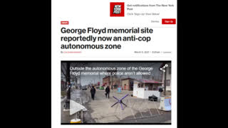 ENTERING A NO GO ZONE FOR POLICE AND AN AUTONOMOUS ZONE FOR THE PUBLIC IN MINNEAPOLIS MINNESOTA.