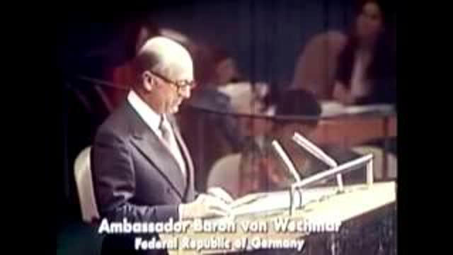 1975 UN Debate on "Zionism is Racism"