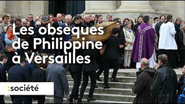 Plus de 1500 personnes aux obsèques de Philippine à Versailles