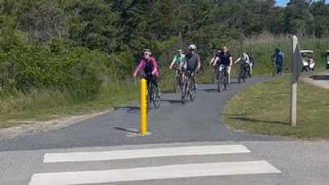 CREEPY SLOW PEDO JOE BIDEN FALLS OFF BIKE!