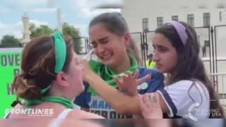 WASH. D.C.: Insane baby killers go insane because their murdering days are over!