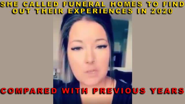 She Called Funeral Homes To Find Out Their Experiences In 2020, Compared With Previous Years