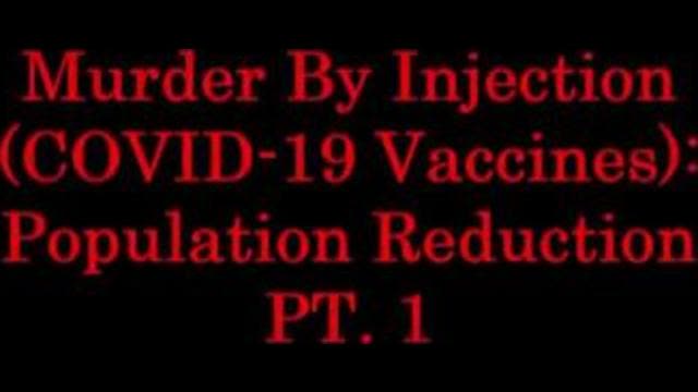 Murder By Injection By Agenda
