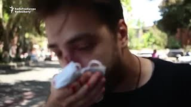 FEELGOOD NEWS: Anti-LGBT Protesters Attack "Journalists" In Tbilisi, Force Organizers To Cancel Pride Event