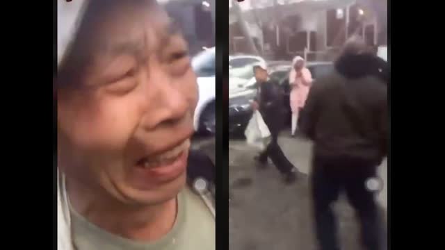 Black guy punches Asian guy. "I hate Chinese"