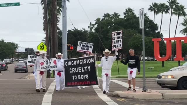 Circumcision Protest in Edinburg