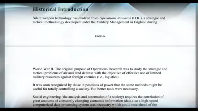 Silent Weapons For Silent Wars Document 1979