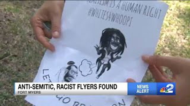 Anti-semitic flyers litter McGregor Boulevard in Fort Myers