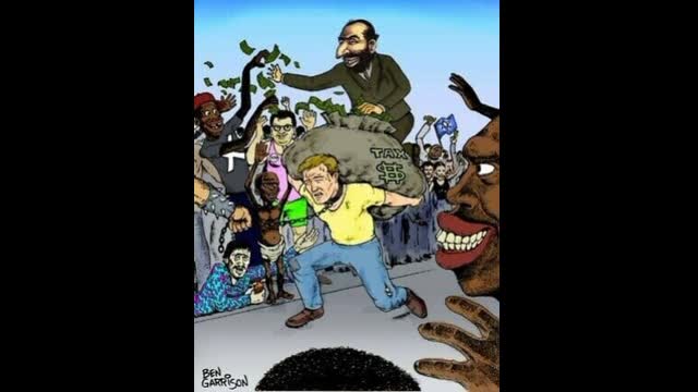 Jew Egging on Blacks for White Folks Taxes