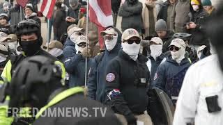 "PATRIOT FRONT" Marches through Washington DC Across from March for Life