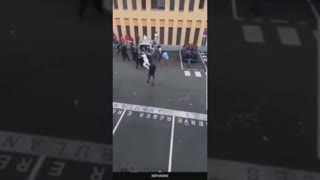 Protest against mandatory jabs at hospital turned into battle w/Cops