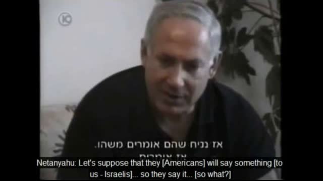 Israel admits it controls the USA