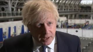 FAT LITTLE BLOATED JÂ£W BORIS JOHNSON MAKING THREATS & ORDERING BRITS WHERE THEY CAN GO FOR A HOLIDAY