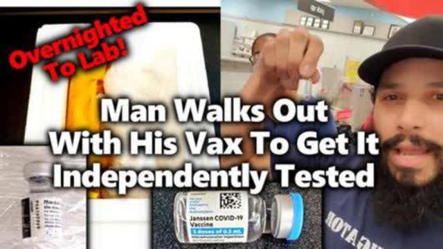Man Walks Out Of Pharmacies With Vax Vials, Overnights Them To Diagnostics Labs.. Results Soon!