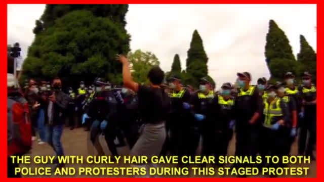 The pretenders, Melbourne's controlled protests