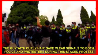 The pretenders, Melbourne's controlled protests