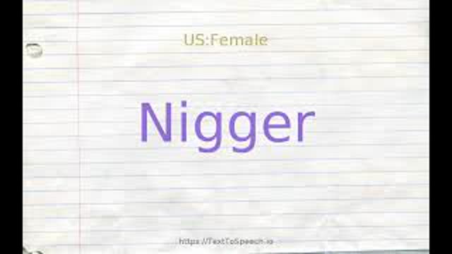 How to pronounce nigger