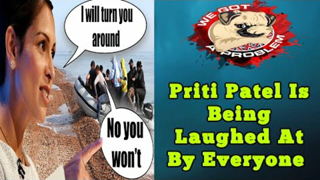 Priti Patel Blows More Hot Air But Even The Illegals Know She Is Talking ðŸ’©