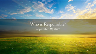 Who is Responsible?              https://www.cbcg.org      www.churchathome.org