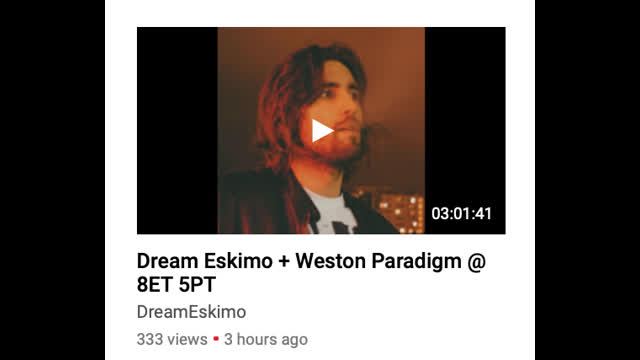 Dream Eskimo Interviews Weston Paradigm (HD Version Below)