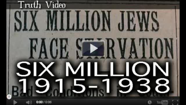 La mentira de los 6 millones de Judios desde 1915