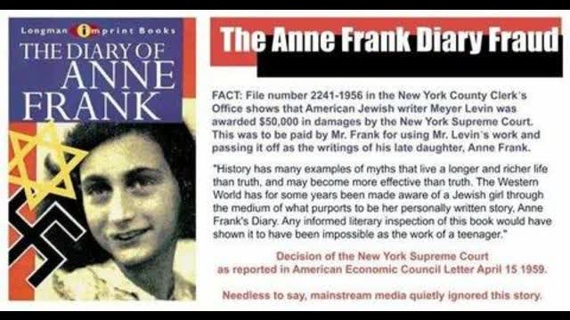 THE ANNE FRANK DIARY HOAX EXPOSED
